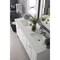James Martin Vanities Palisades 72in Double Vanity, Bright White w/ 3 CM Eternal Jasmine Pearl Quartz Top 527-V72-BW-3EJP - alternate 4